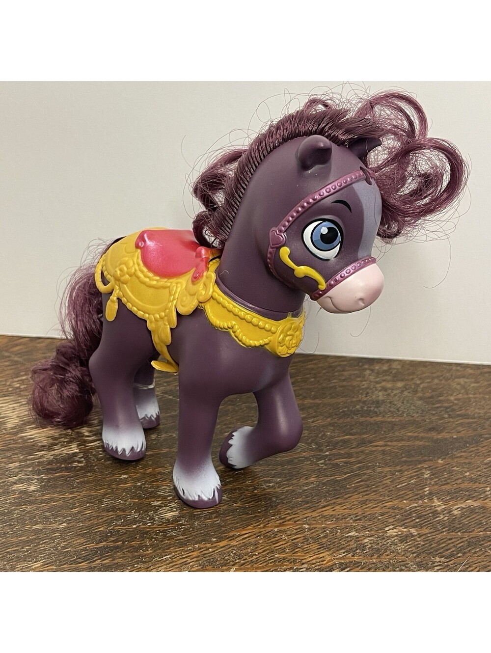 Disney Royal Petite Princess Mulan's Pony Horse Jakks Pacific 6 in Dark Brown
